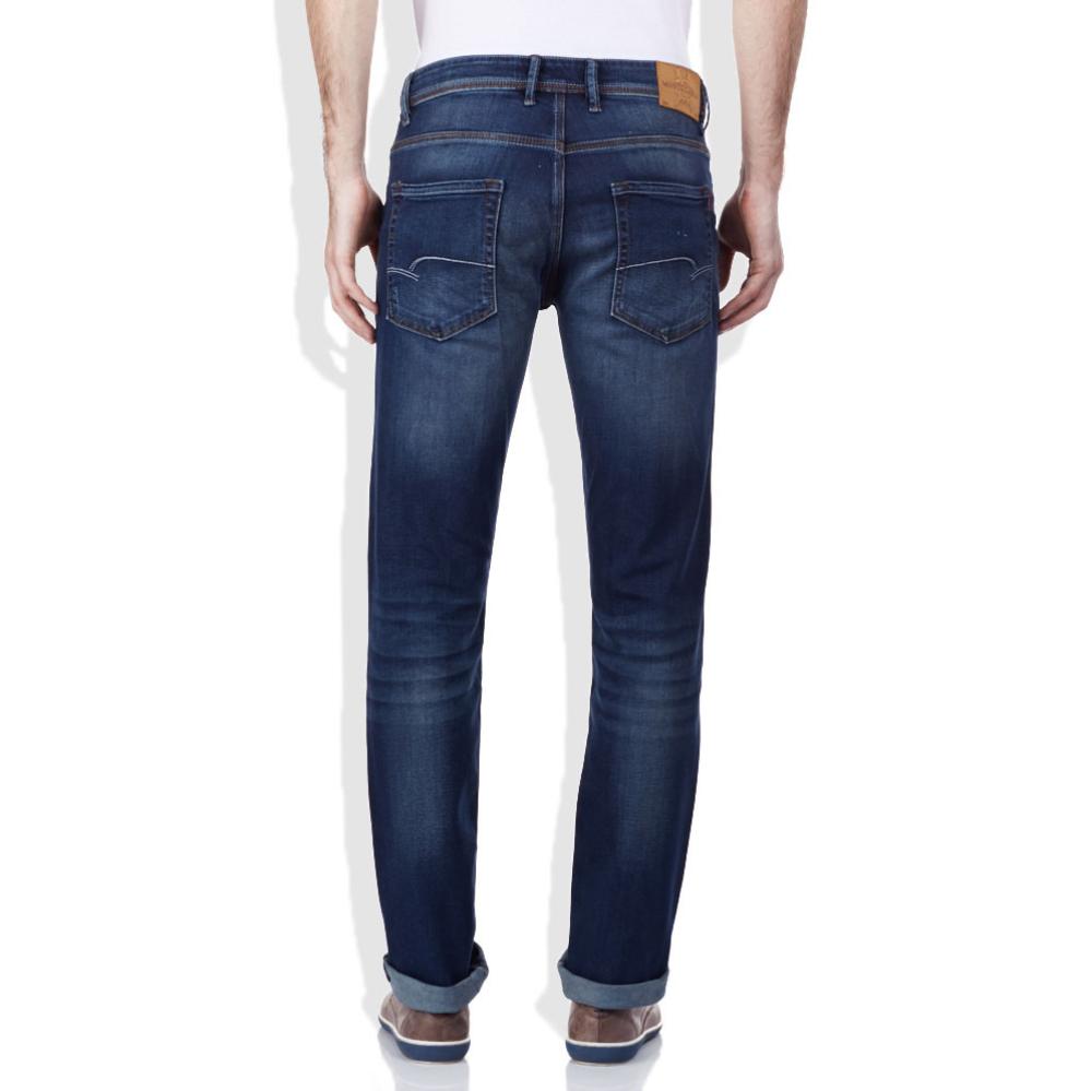 Spykar Blue Skinny Fit Cotton Jeans