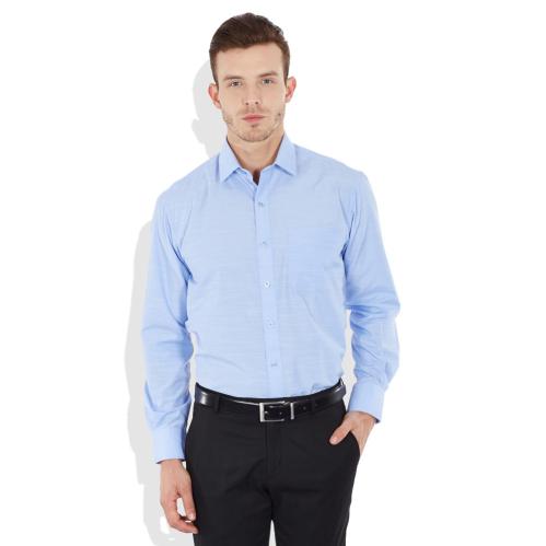 John Players Gray Regular Fit Formal Shirt