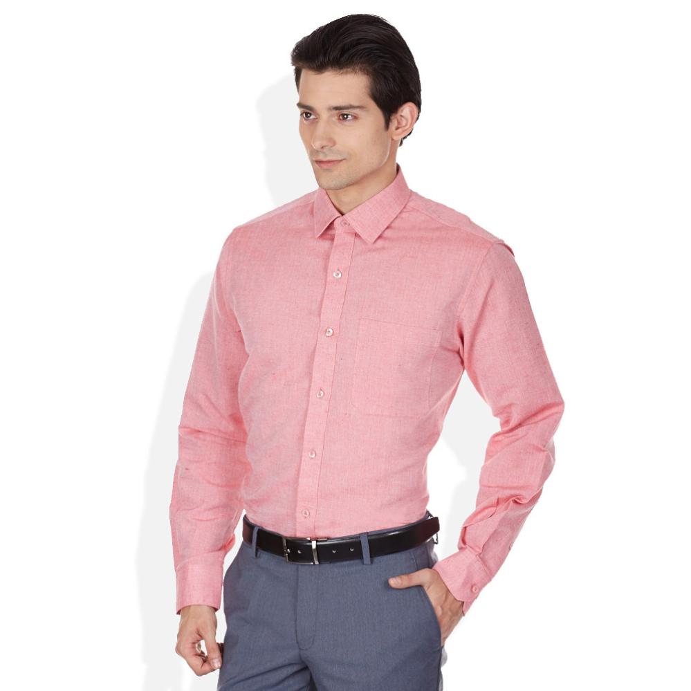 John Players Pink Slim Fit Formal Shirt