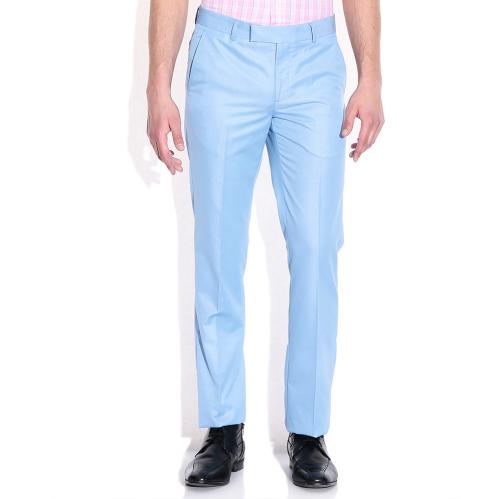 Excalibur Blue Poly Viscose Formals Trouser