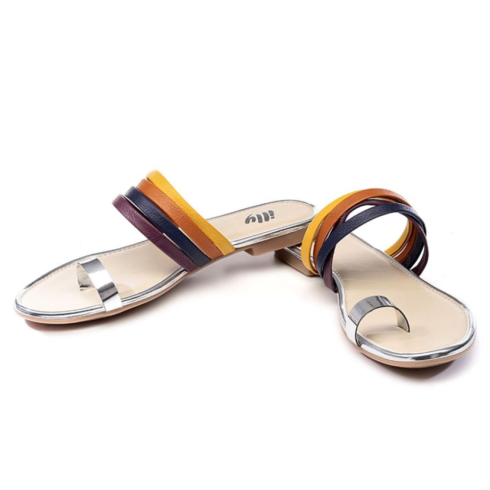 Illy Silver Flat Slip On