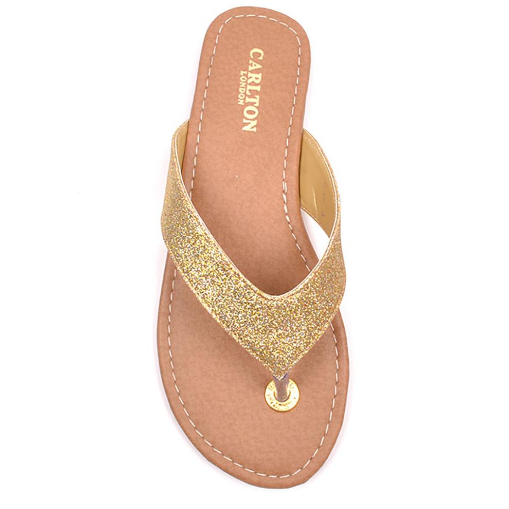 Carlton London Golden Sandal