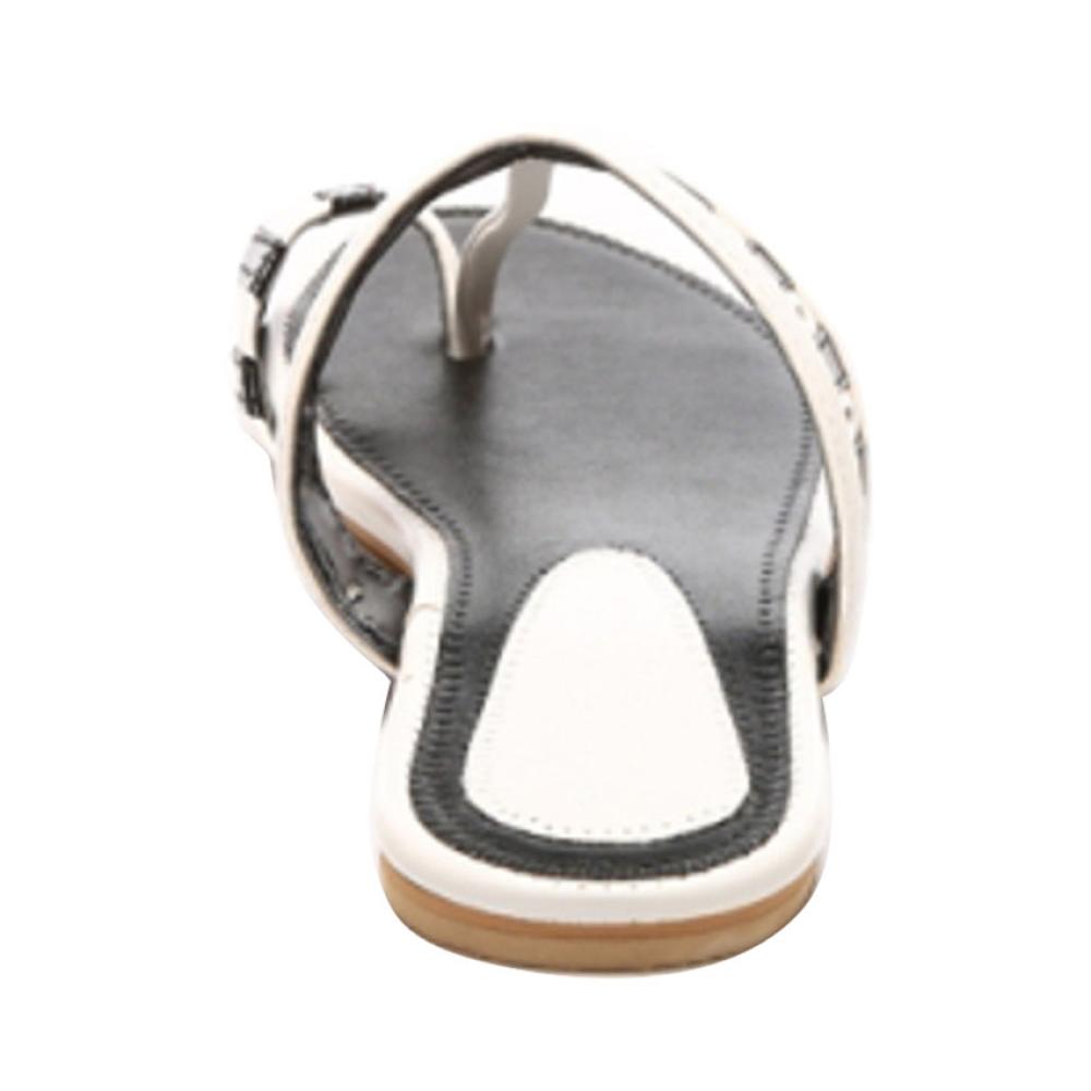 Nell Trendy White Flats