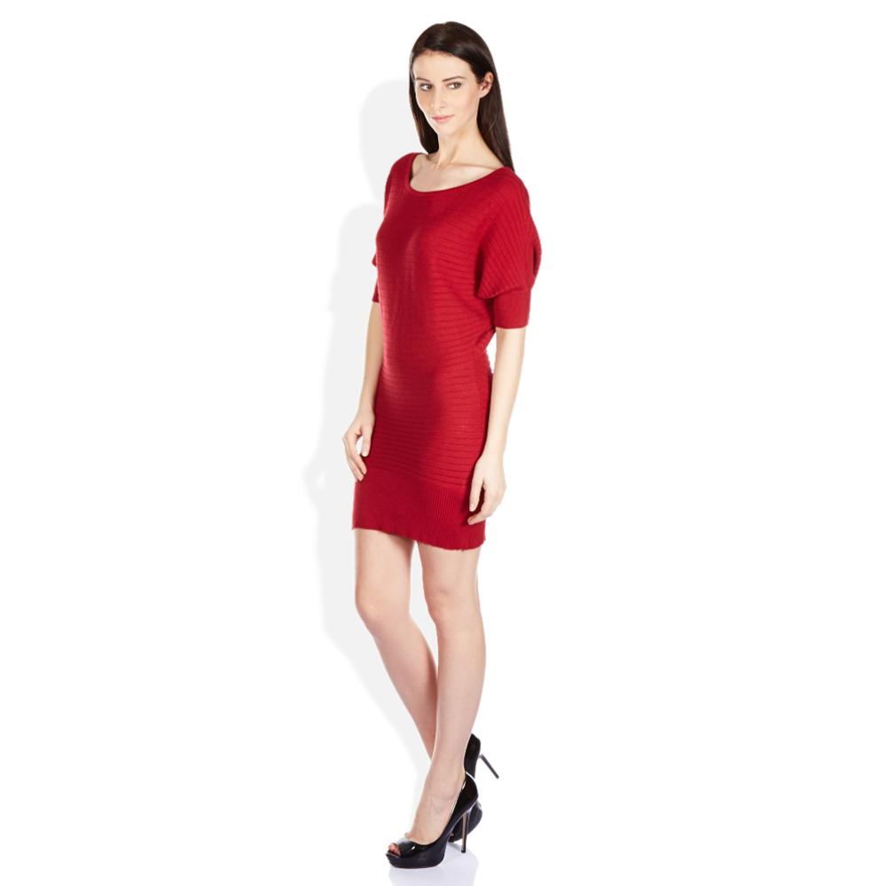 ELLE Red Cotton Dresses