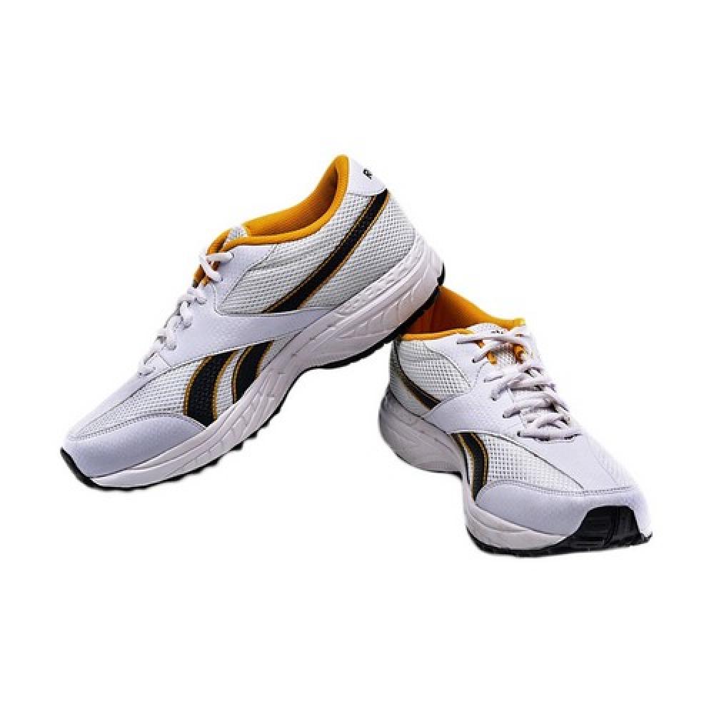 Reebok White Yellow Sports Shoes
