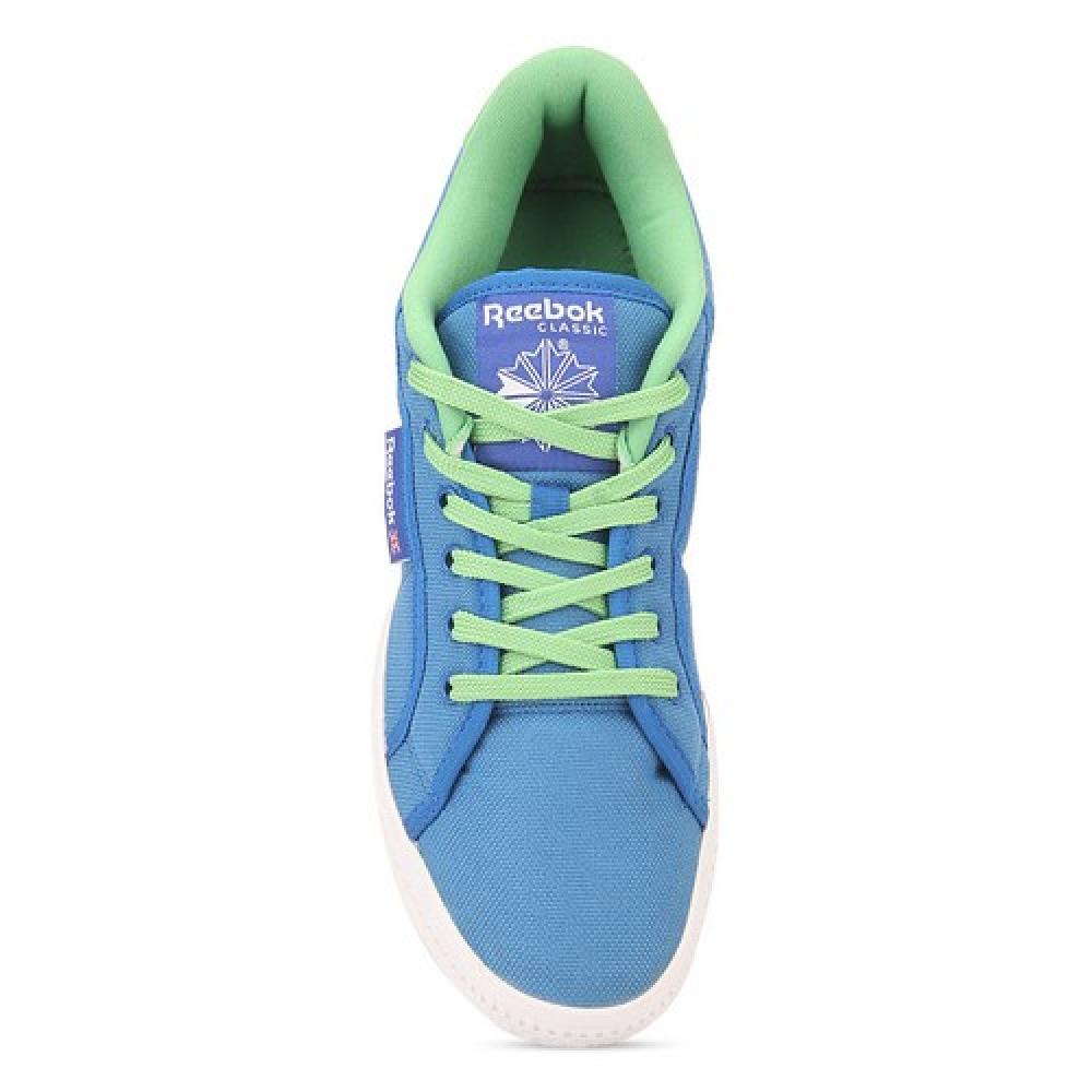 Reebok On Court V Blue Canvas Casual Shoes