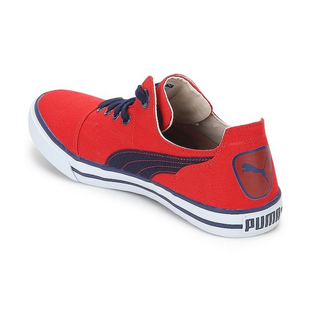 Puma Red Canvas Shoes