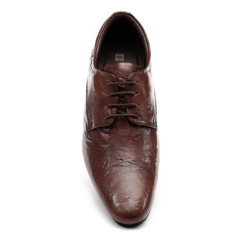 Franco Leone Brown Formal Shoes