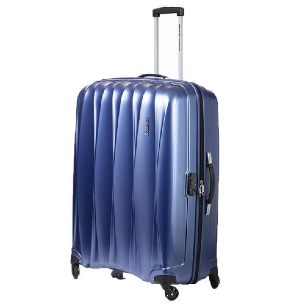American Tourister Large (Above 70 Cm) 4 Wheel Hard Blue Arona Luggage Trolley