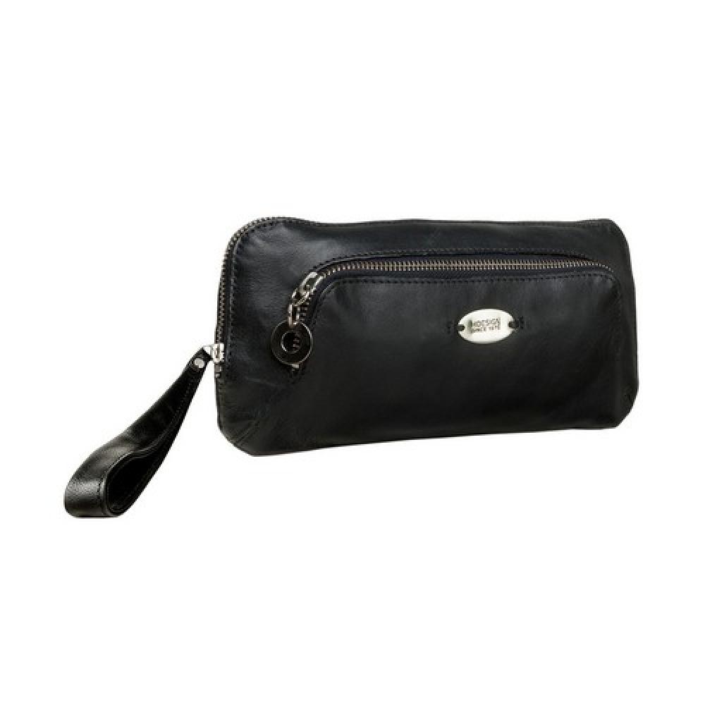 Hidesign IRIS 01 Black Leather Clutch