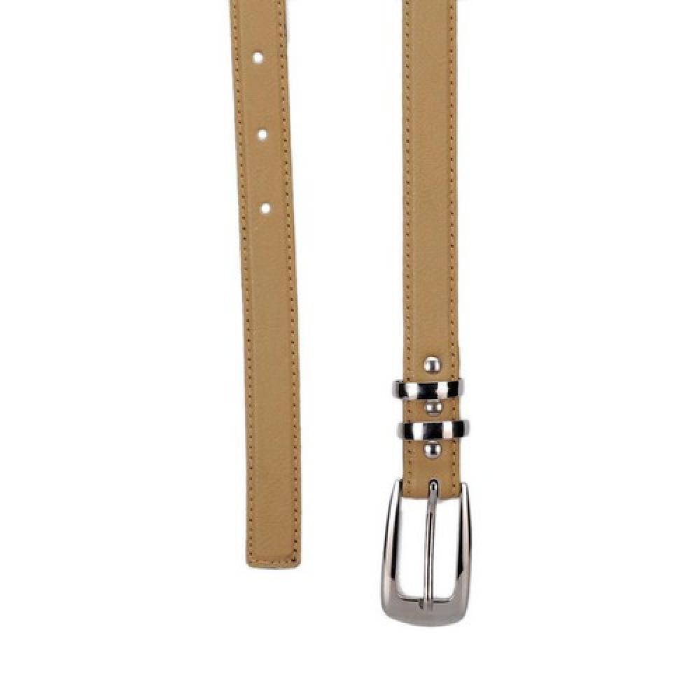 Allura Beige Non Leather Casual Pin Buckle