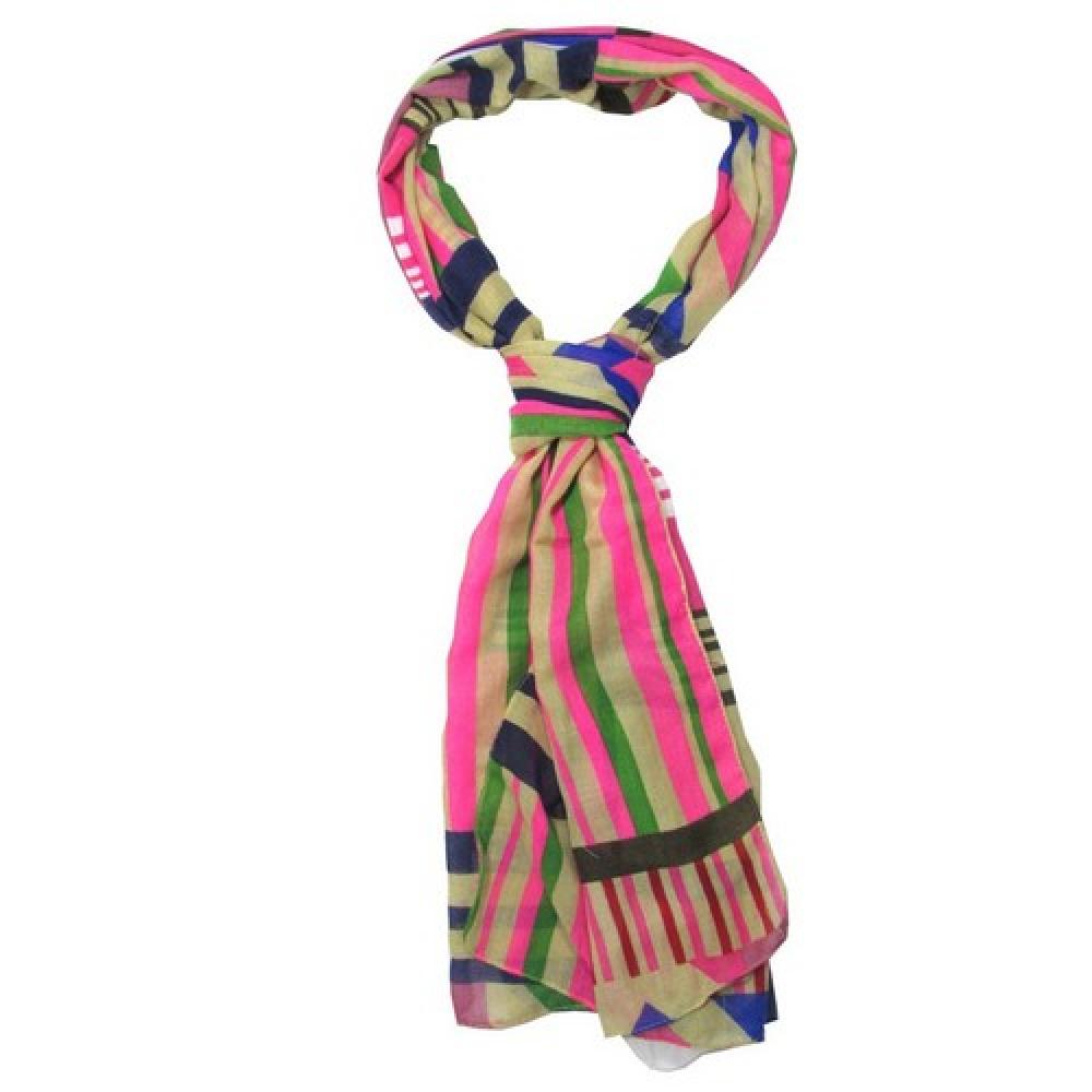 S.lover Multicolour Printed Cotton Stole