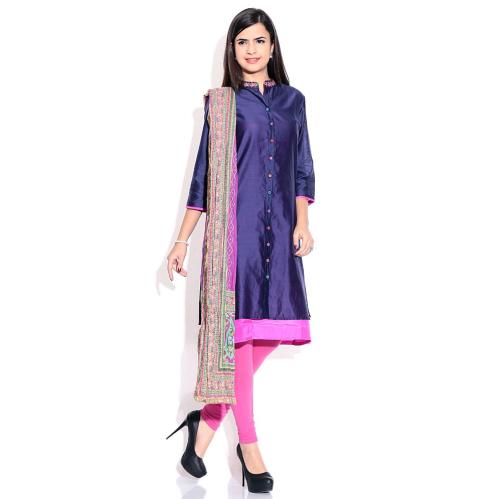 Biba Blue Viscose Kurti image