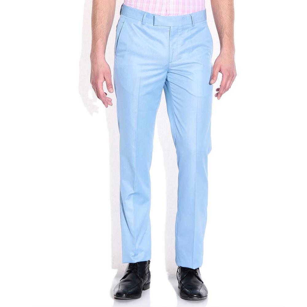 Excalibur Blue Poly Viscose Formals Trouser