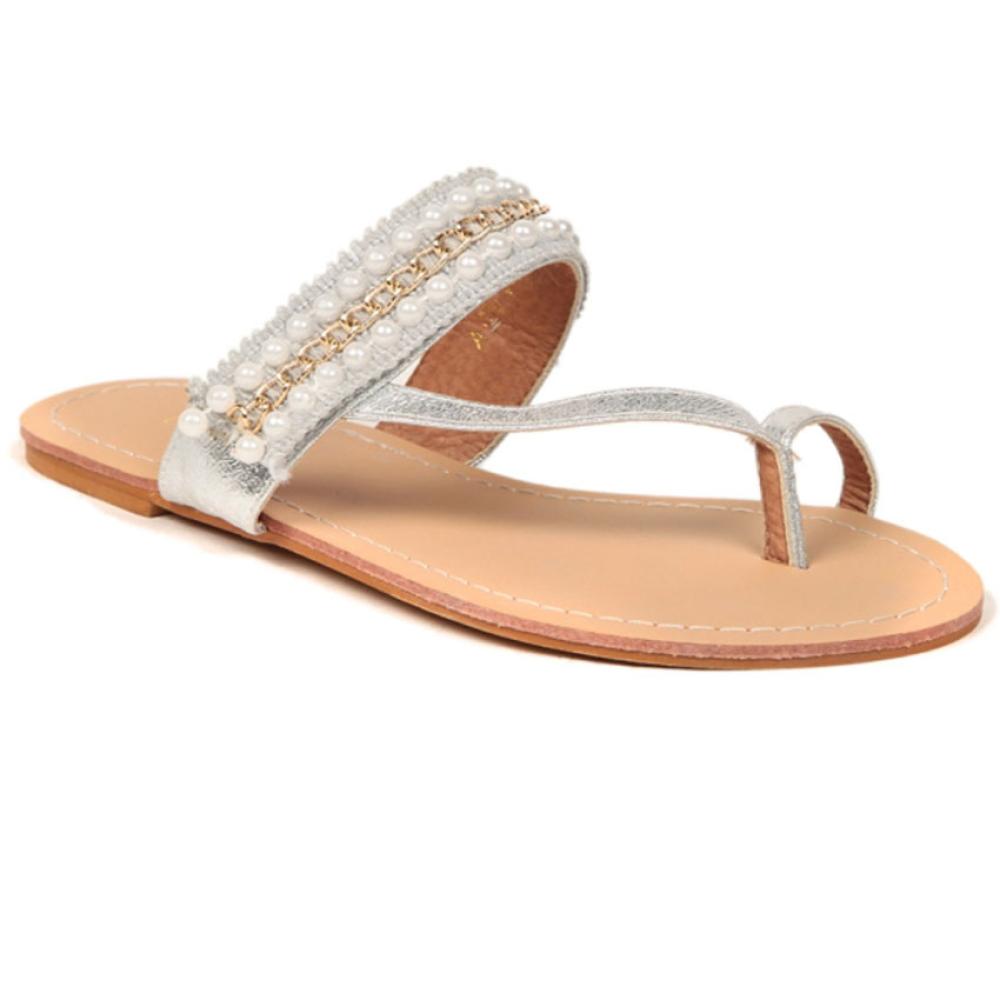 Urbane Beautiful Silver Flats