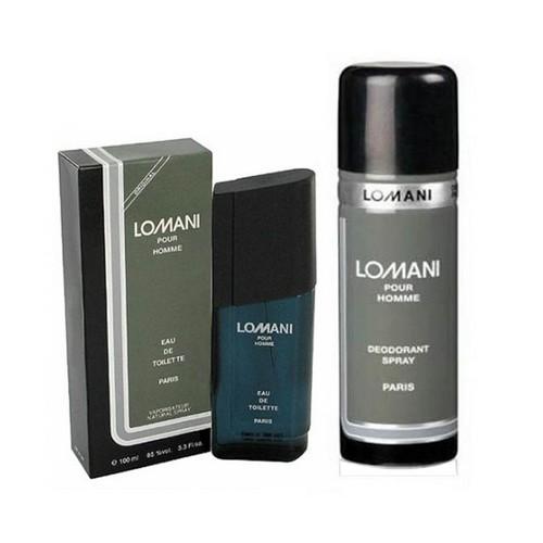 Lomani Pour Homme Perfume EDT 100Ml + Deodorant 200Ml Combo image