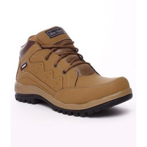 Shoe Island Brown Outdoor Shoes image