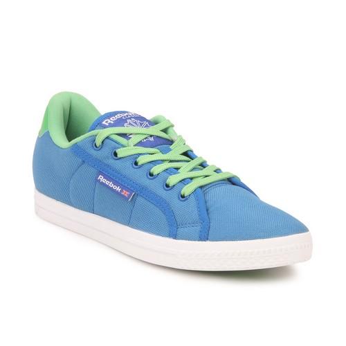Reebok On Court V Blue Canvas Casual Shoes image