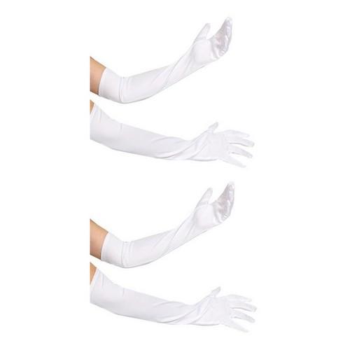 Oshop Trades Full Hand White Gloves for Women - Set of 2 image