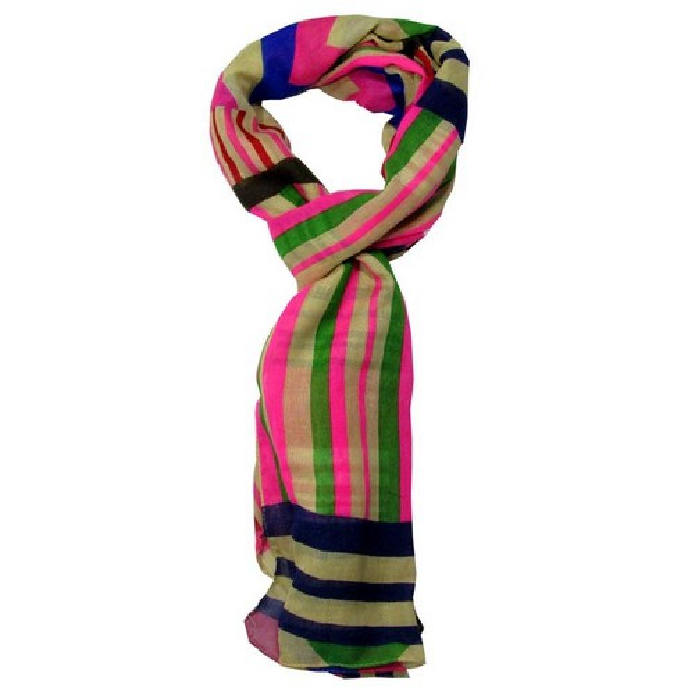 S.lover Multicolour Printed Cotton Stole