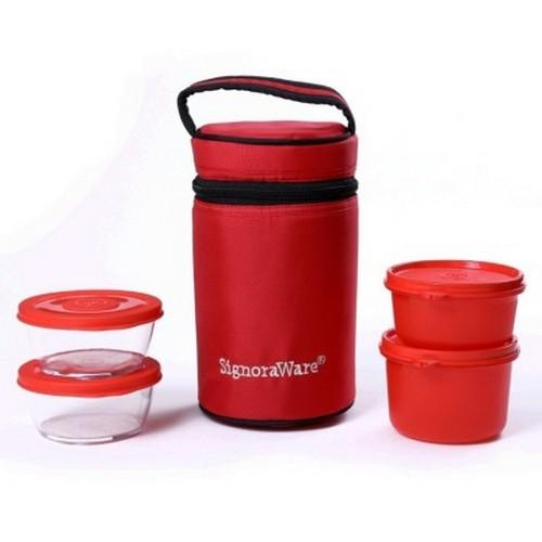 Signoraware Signature 4 Containers Lunch Box image